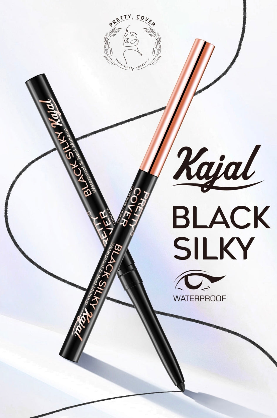 Pretty Cover Black Silky Kajal