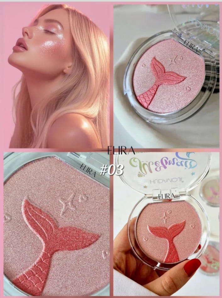 Hudamuji Mermaid Powder Highlighter