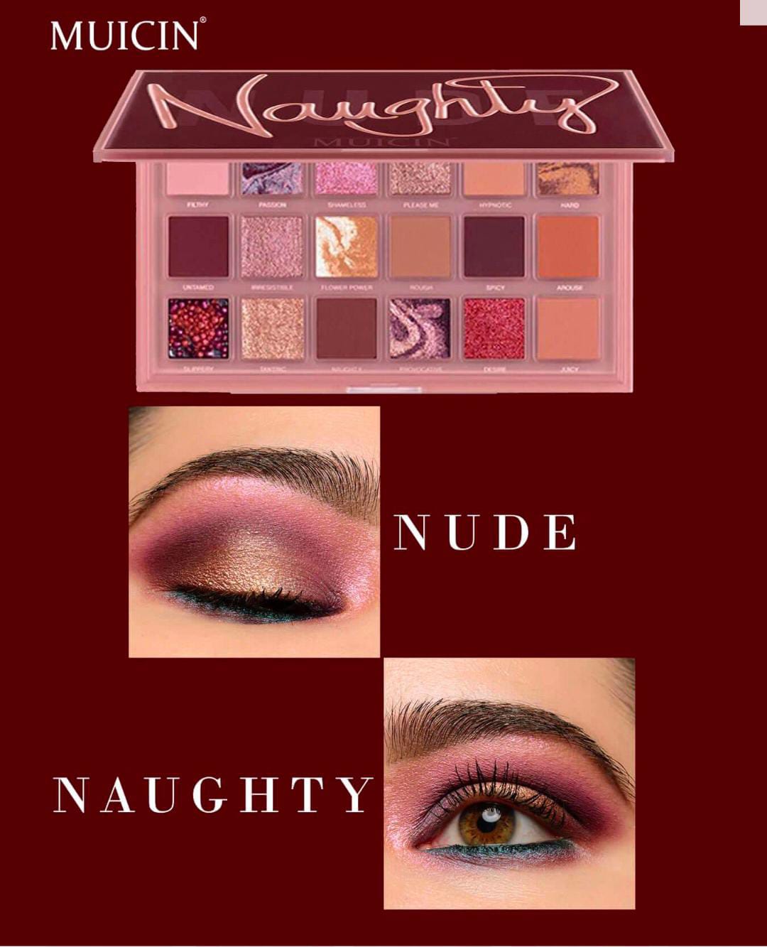 MUICIN Nude Naughty Eyeshadow Palette