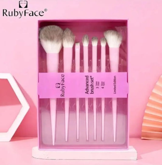 Ruby Face Advanced Brush Set – 7 Pieces