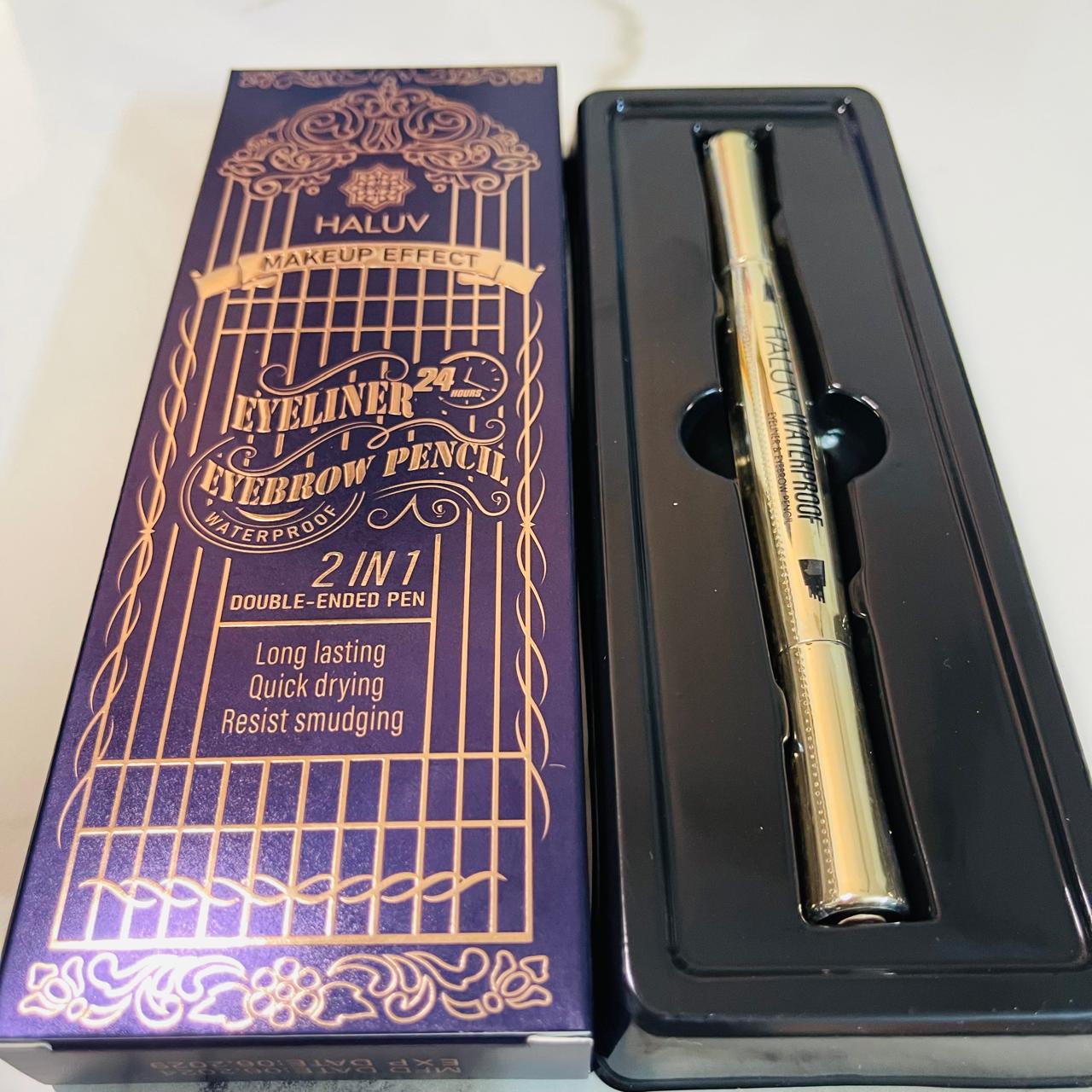 Haluv 2-in-1 Double-Ended Black Liner