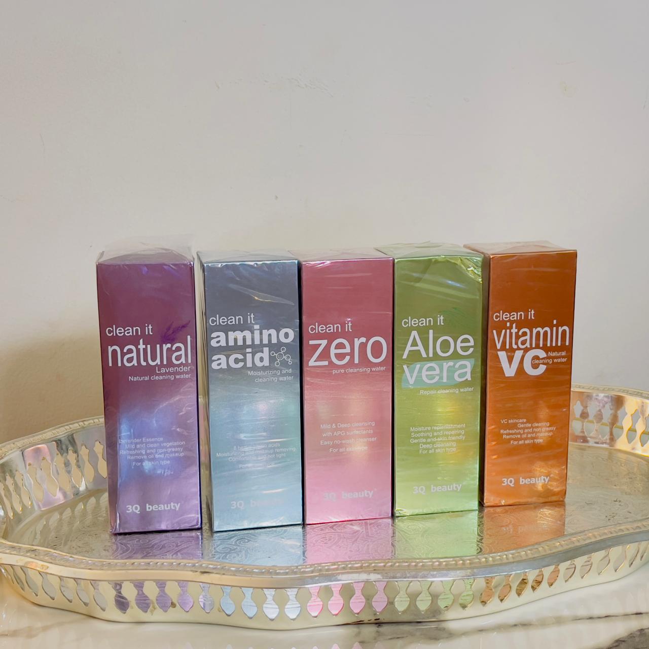 3Q Beauty Clean It Cleansing Water – 5 Variants