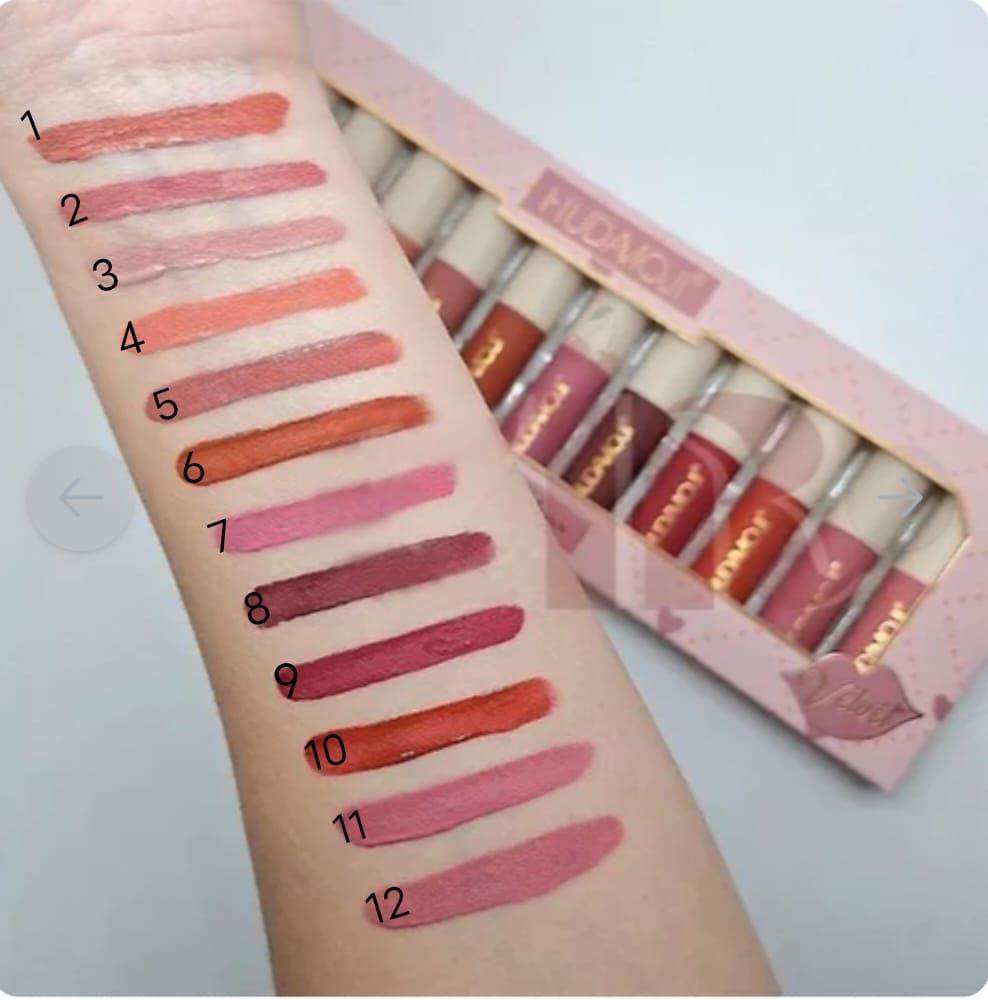 12 rich, velvety shades
