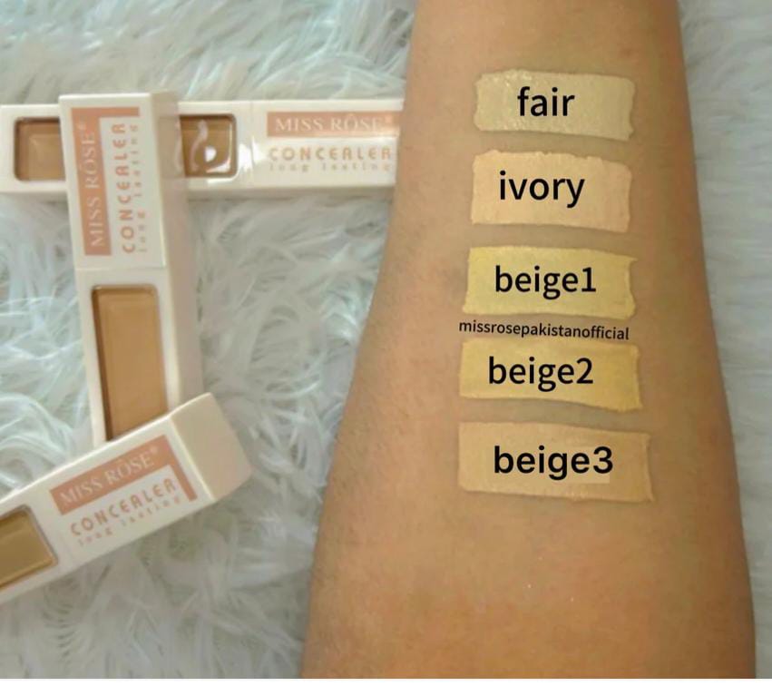 A high-performance, long-lasting concealer