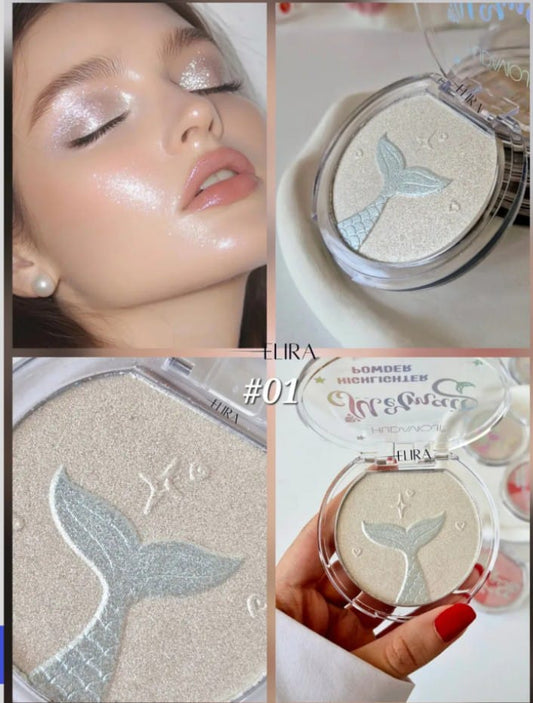 Hudamuji Mermaid Powder Highlighter