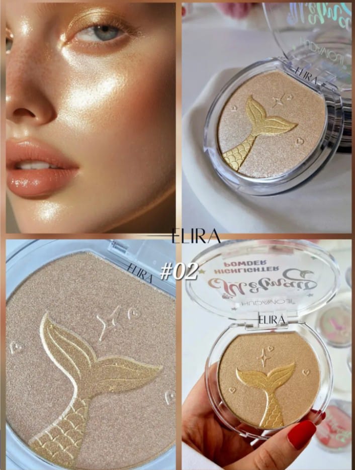 Hudamuji Mermaid Powder Highlighter
