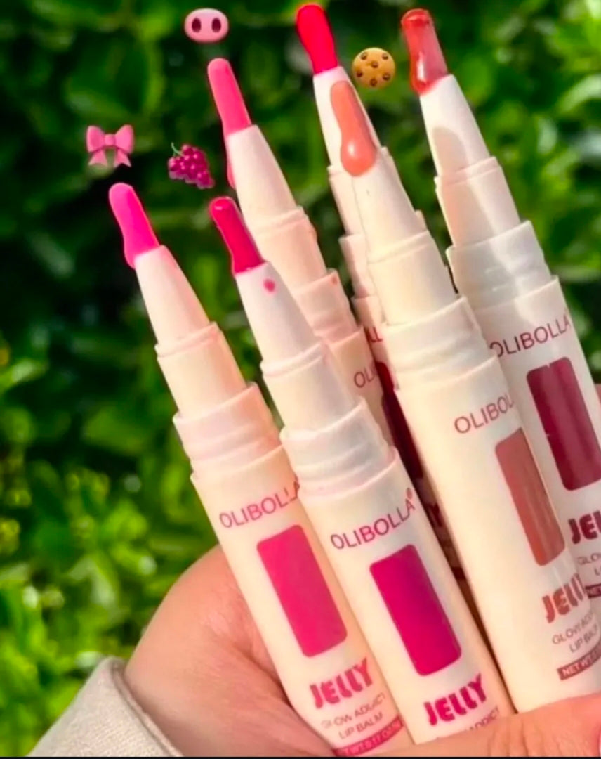 OLIBOLLA Jelly Lip Balm – Hydrating Color Glow 💖