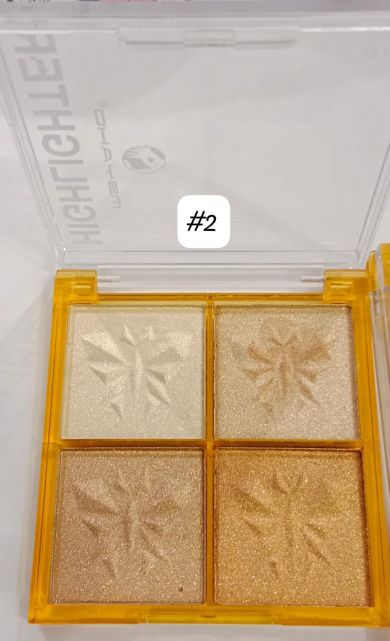 MEYAHO 4-Shade Highlighter Palette