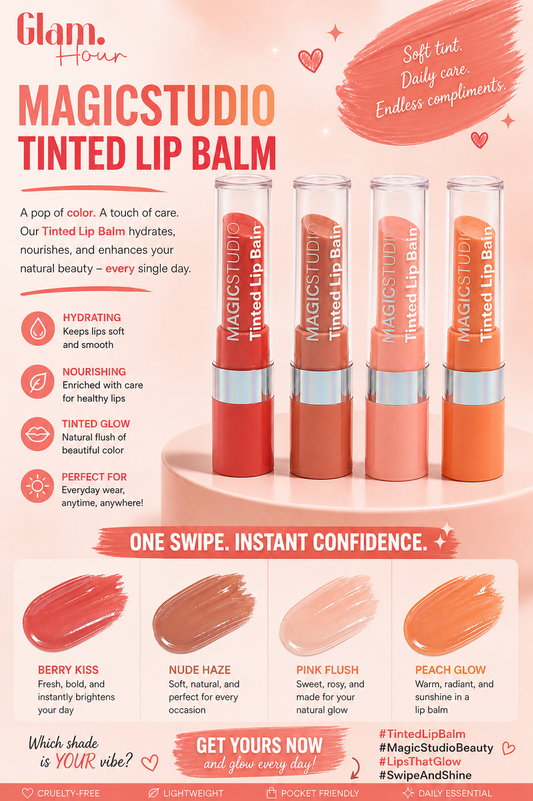 💄 MagicStudio Tinted Lip Balm